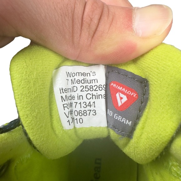 LL Bean Women's‎ TEK 2.5 Boots 258269 Primaloft Blue Hiking Waterproof Sz 7 Med - Picture 15 of 15